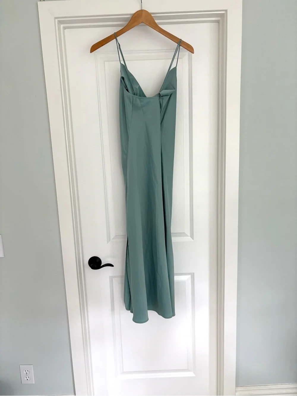 NWT Banana Republic Valley Satin Slip Midi Dress M - Picture 6 of 9